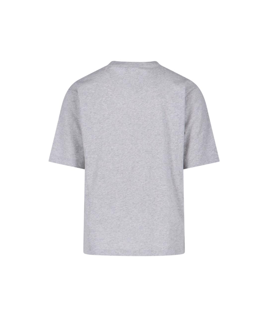 DSQUARED2 Серая хлопковая футболка, фото 2