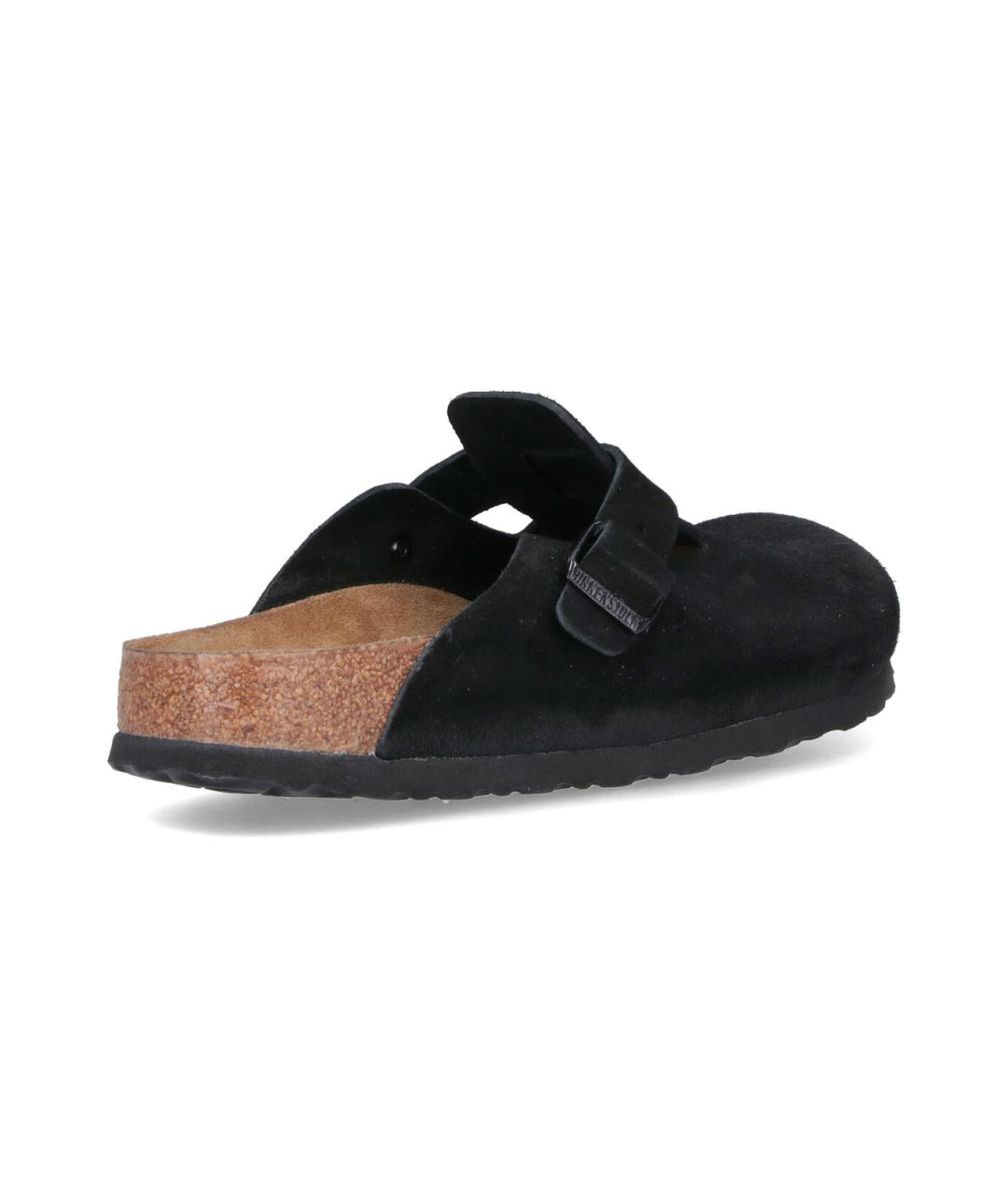 BIRKENSTOCK Черные кожаные мюли, фото 4