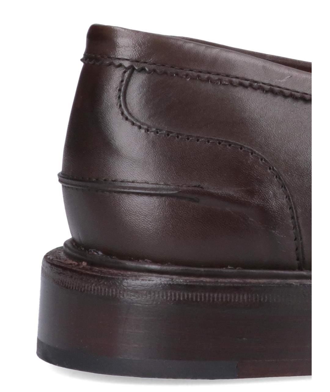 TRICKER'S Коричневые кожаные мокасины, фото 4