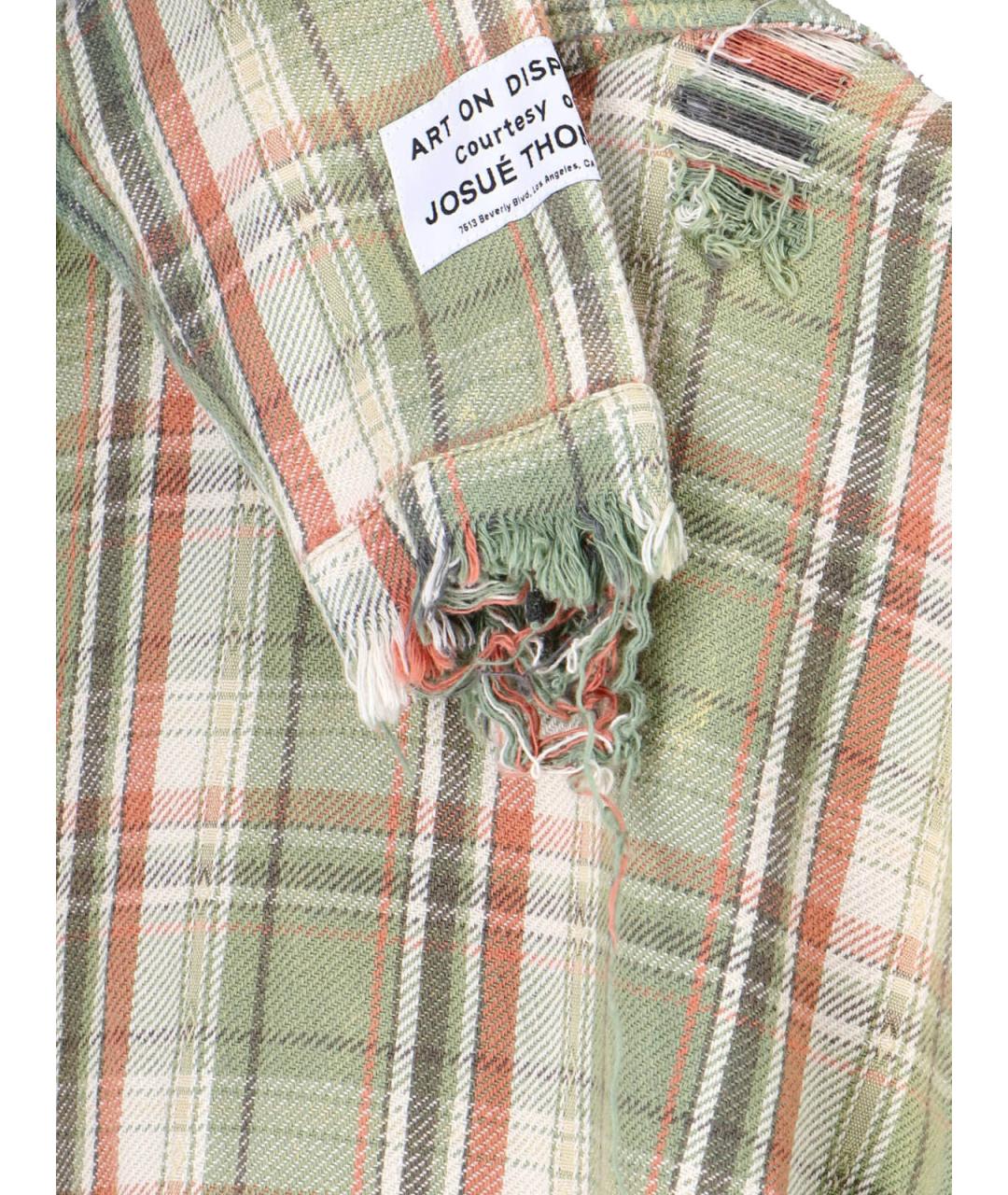 Gallery Dept Зеленая хлопковая кэжуал рубашка, фото 4