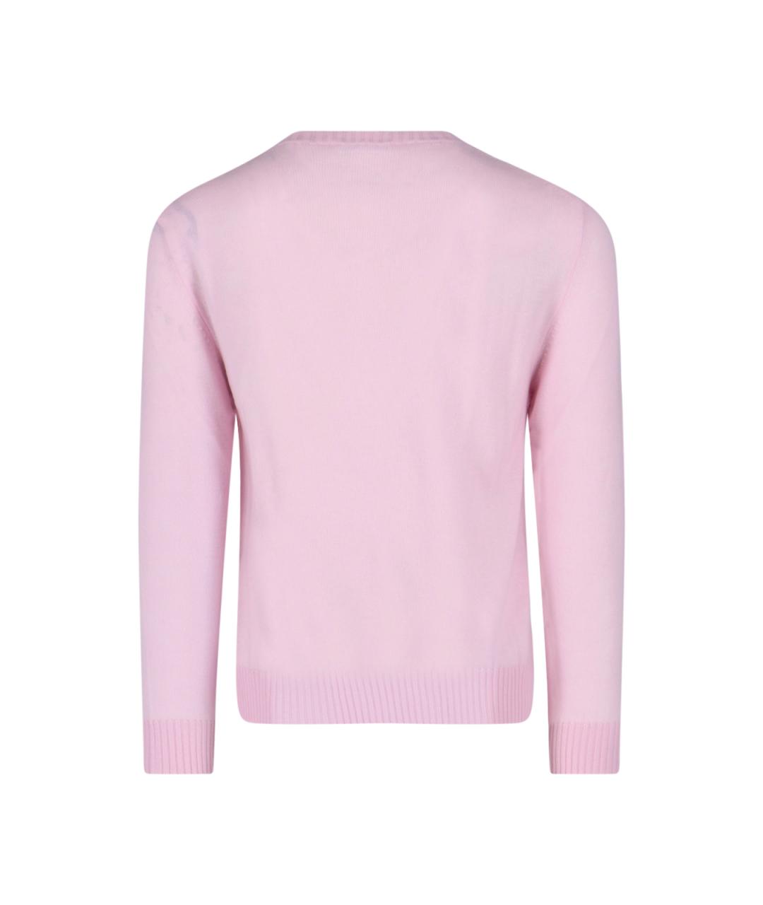 JIL SANDER Розовый шерстяной джемпер / свитер, фото 2