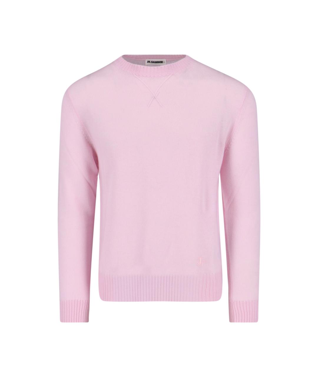 JIL SANDER Розовый шерстяной джемпер / свитер, фото 1