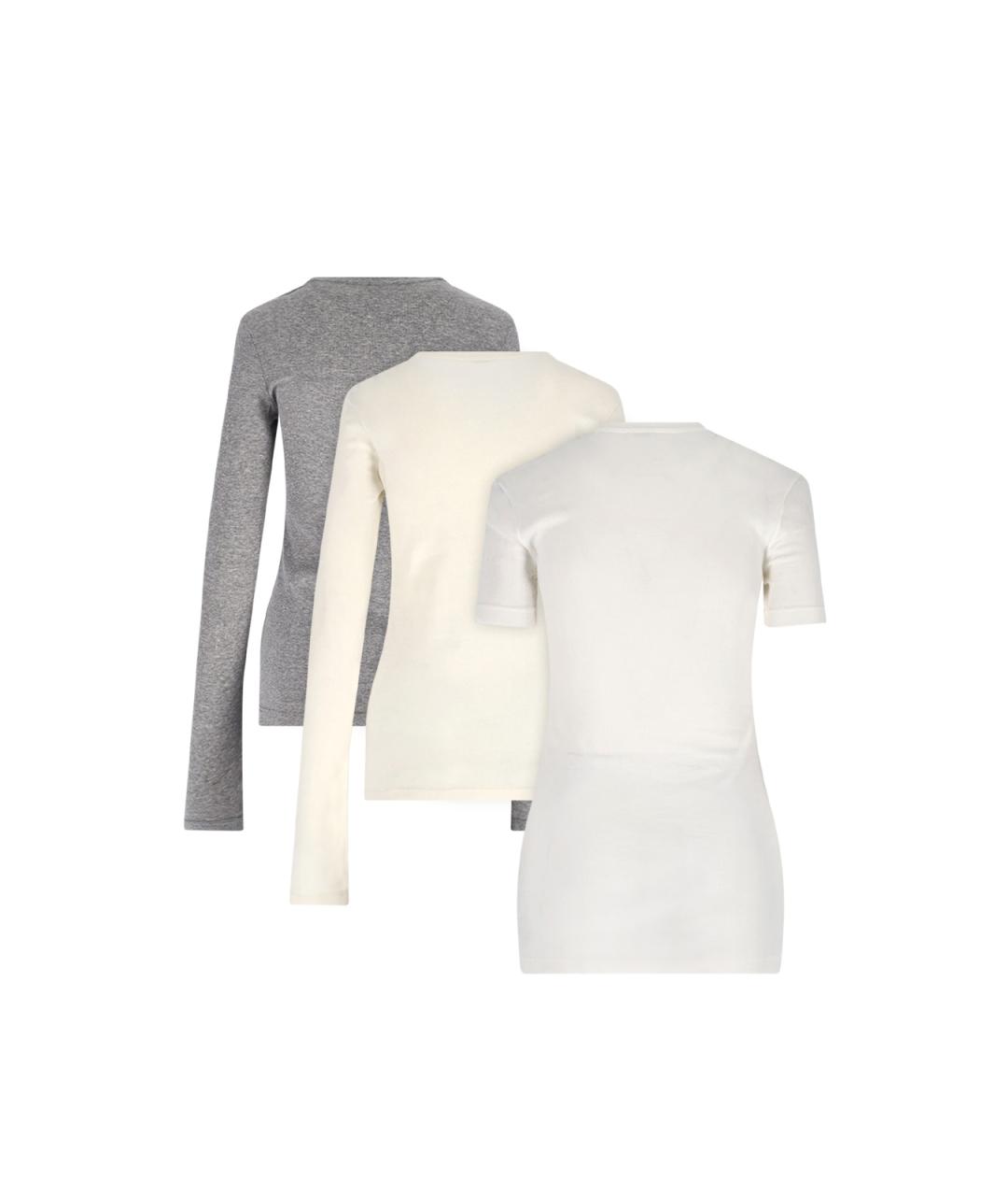 JIL SANDER Мульти хлопковая футболка, фото 2