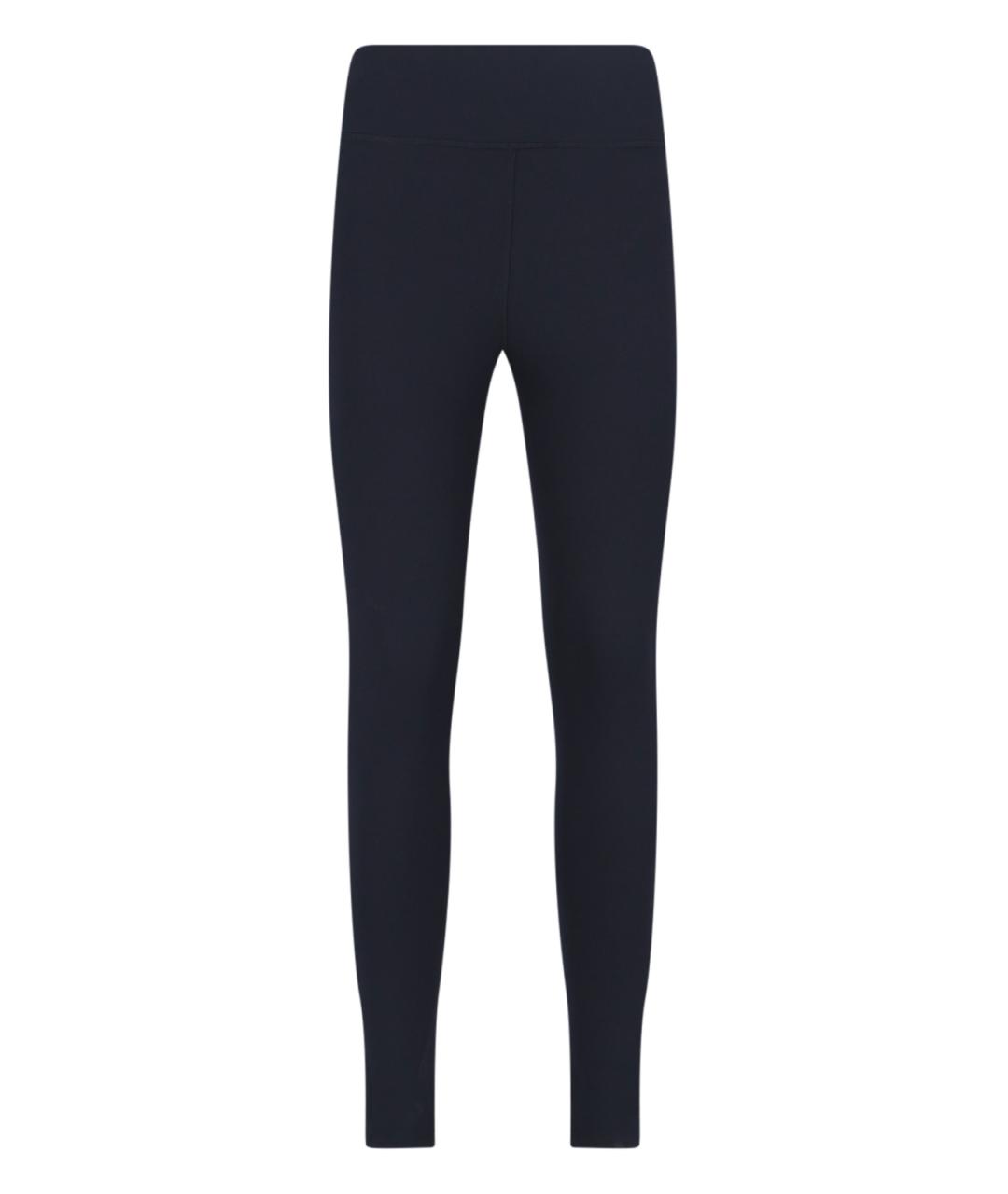 BALENCIAGA Черные полиамидовые леггинсы и велосипедки, фото 1