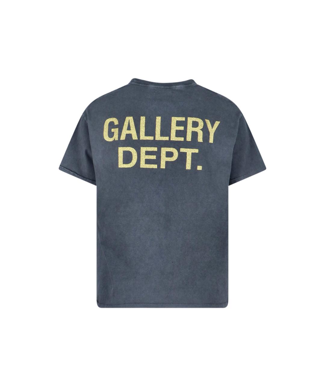 Gallery Dept Черная хлопковая футболка, фото 2