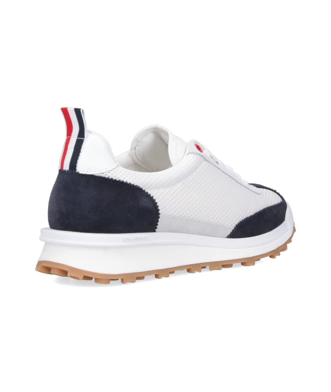 THOM BROWNE Мульти текстильные низкие кроссовки / кеды, фото 4