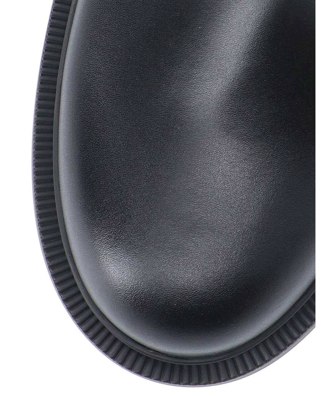 FENDI Черные кожаные сапоги, фото 5