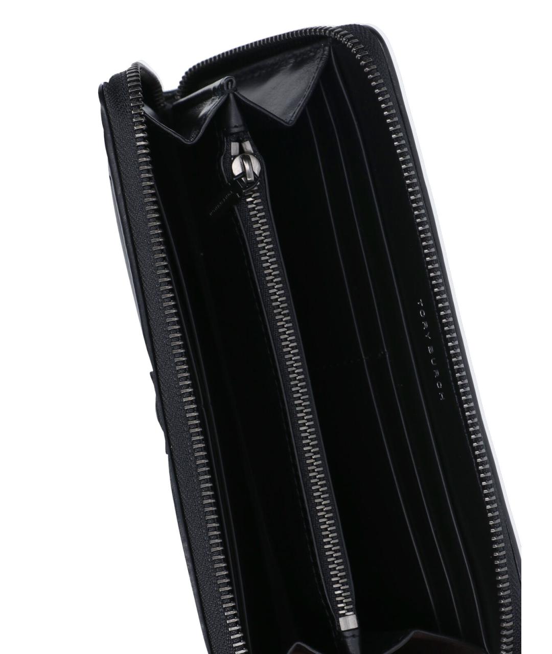 TORY BURCH Черный кожаный кошелек, фото 5