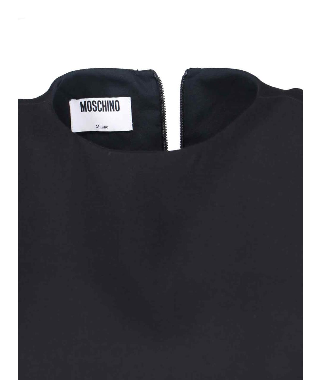 MOSCHINO Черное шерстяное платье, фото 5