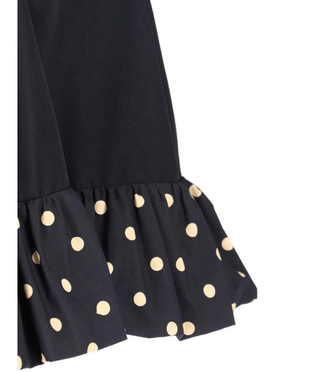 MOSCHINO Черная вискозная юбка мини, фото 4