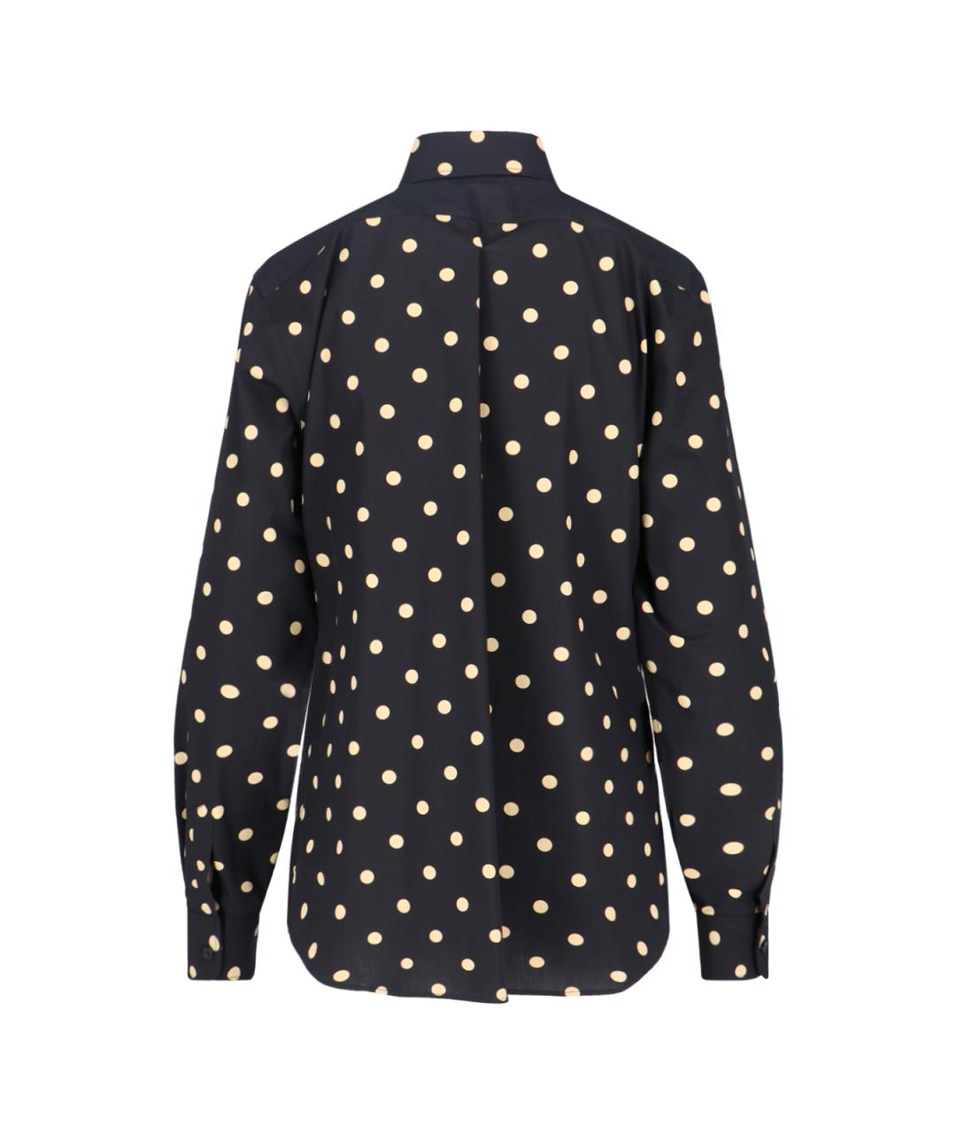 MOSCHINO Черная хлопковая рубашка, фото 2