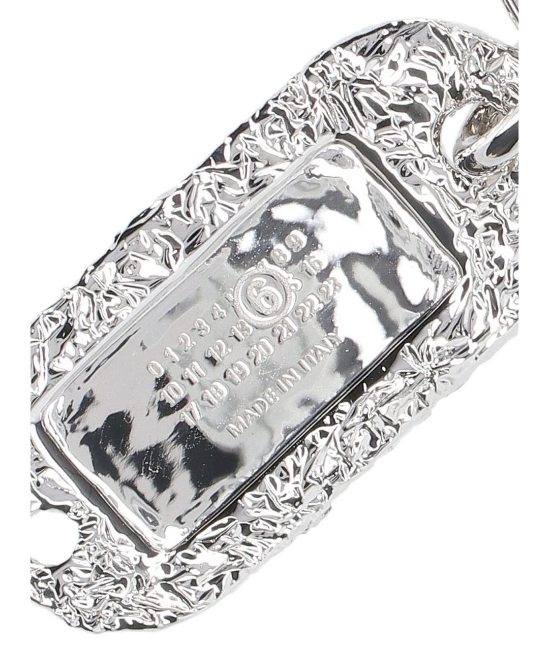 MM6 MAISON MARGIELA Серебрянный брелок, фото 3