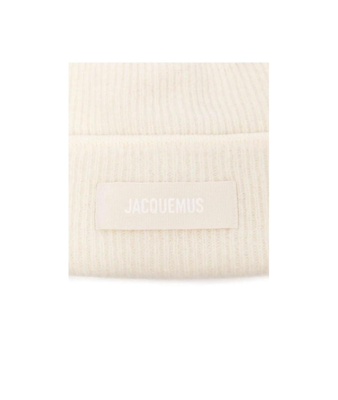 JACQUEMUS Бежевая шапка, фото 2