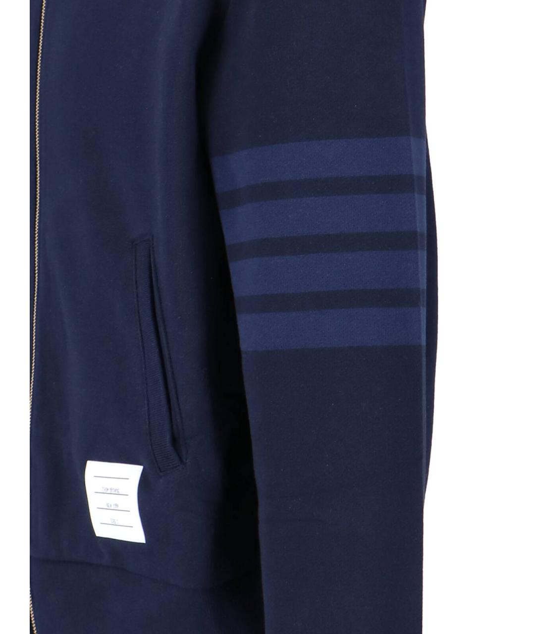 THOM BROWNE Синяя хлопковая куртка, фото 5