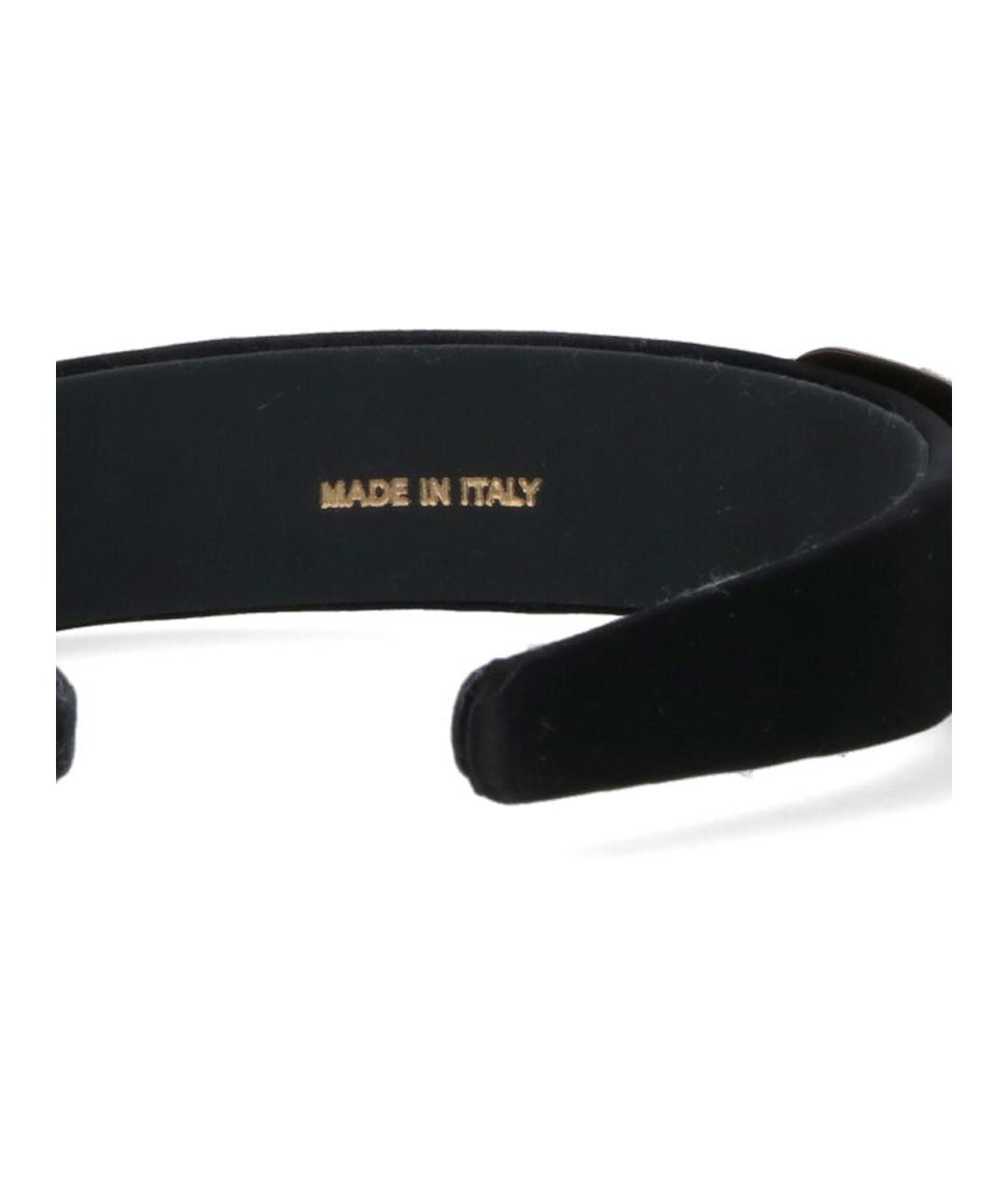 FERRAGAMO Черная повязка на голову, фото 3