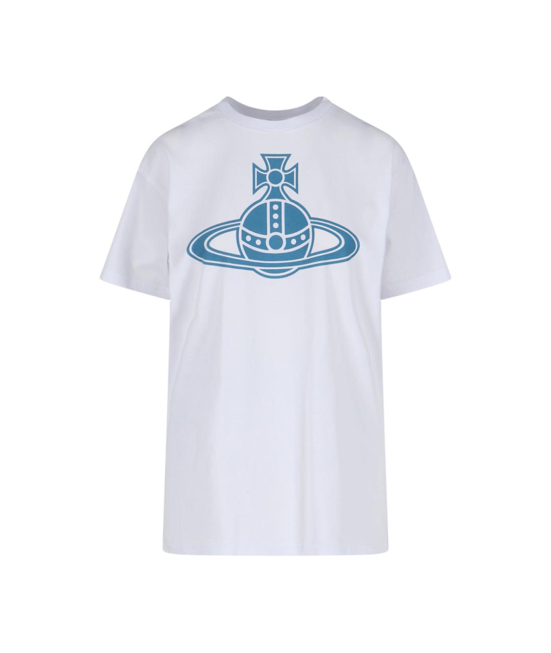 VIVIENNE WESTWOOD Белая хлопковая футболка, фото 1