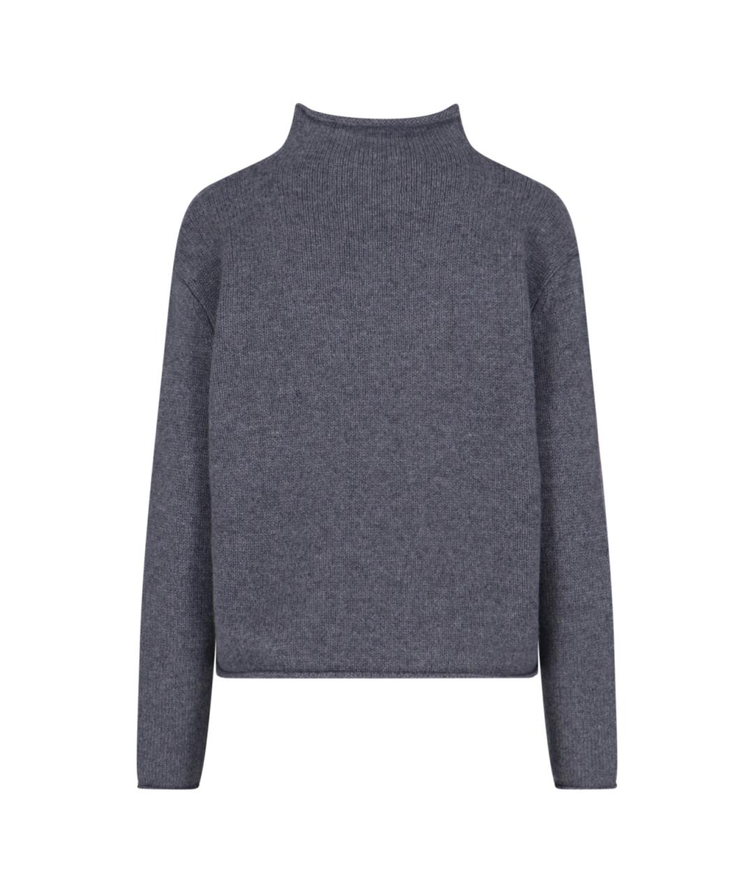 LISA YANG Серый кашемировый джемпер / свитер, фото 2