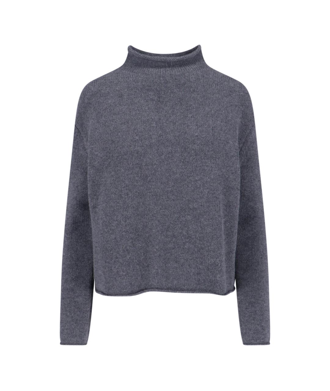 LISA YANG Серый кашемировый джемпер / свитер, фото 1