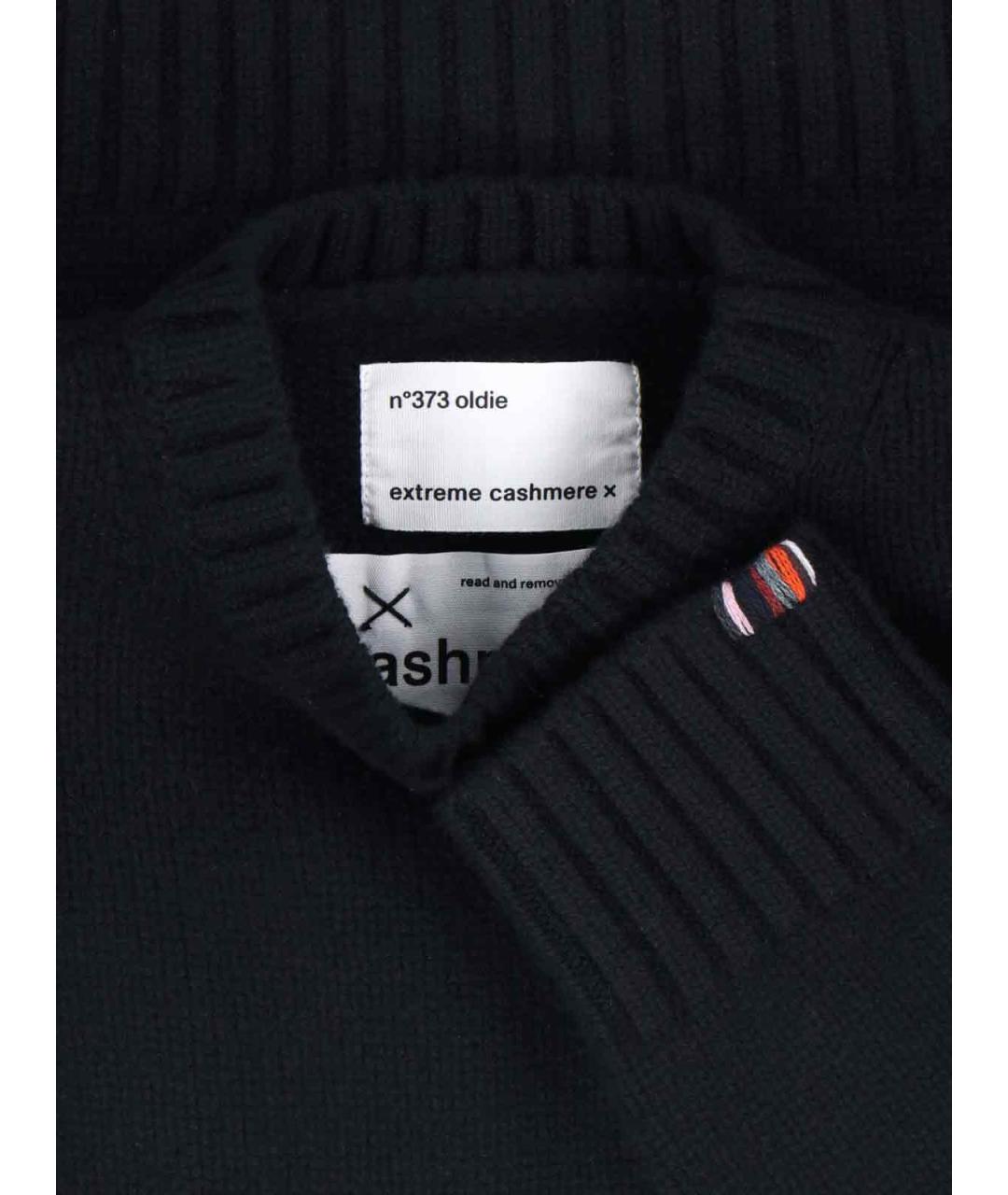 EXTREME CASHMERE Черный кашемировый джемпер / свитер, фото 3