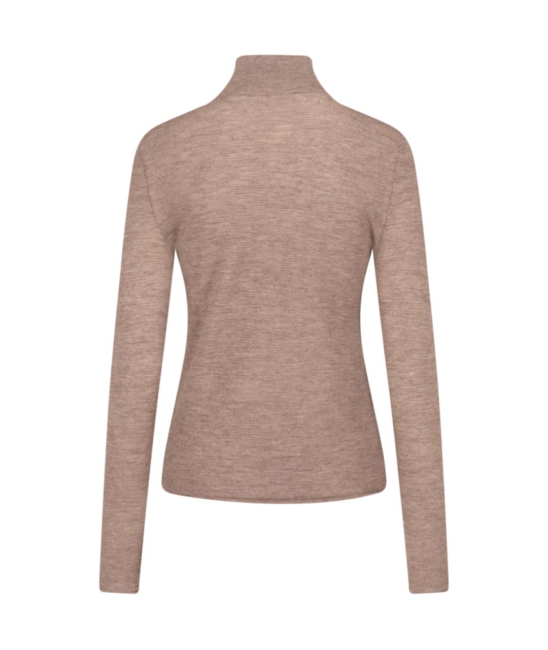 LISA YANG Коричневый кашемировый джемпер / свитер, фото 2