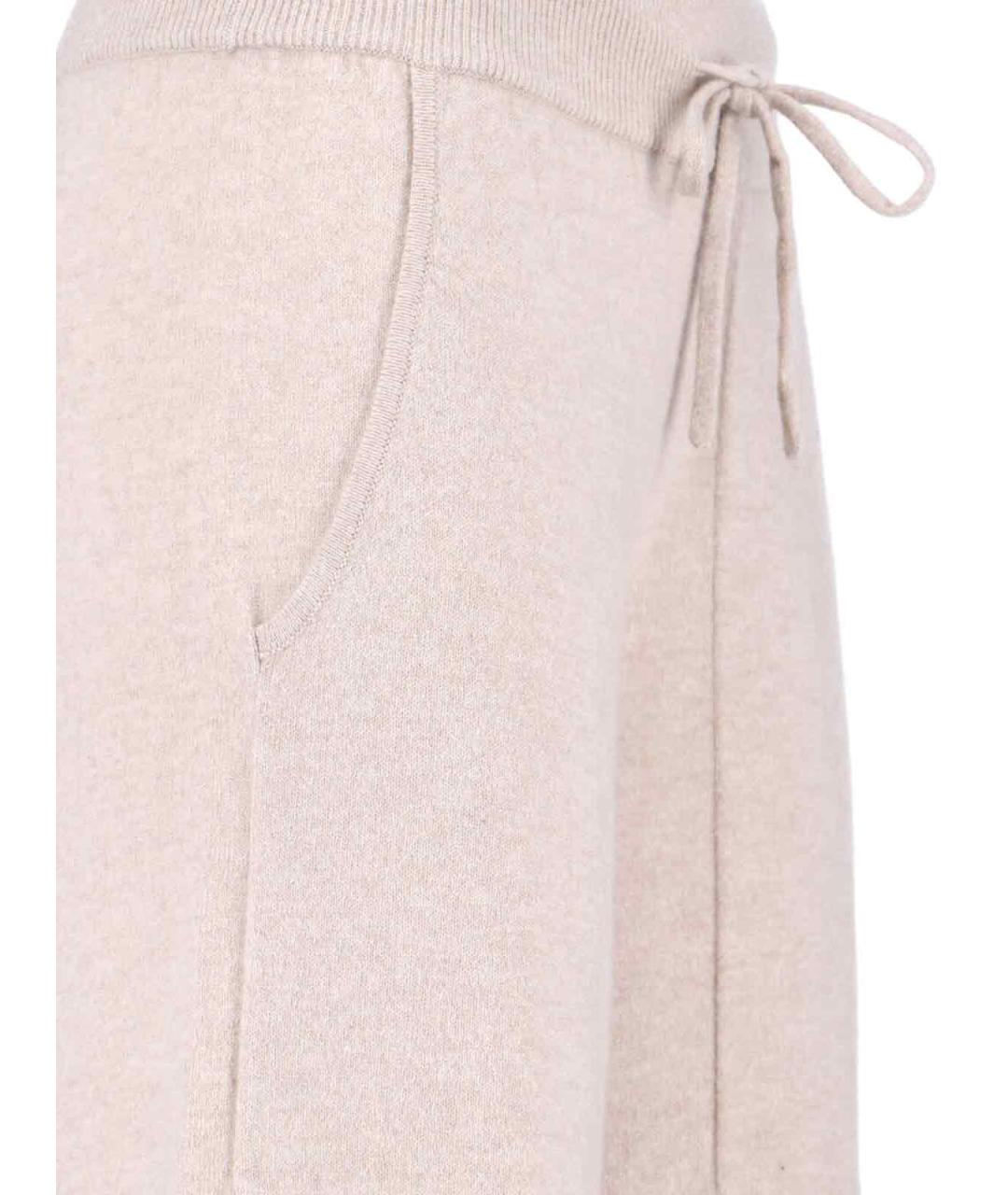 LISA YANG Розовые кашемировые прямые брюки, фото 4