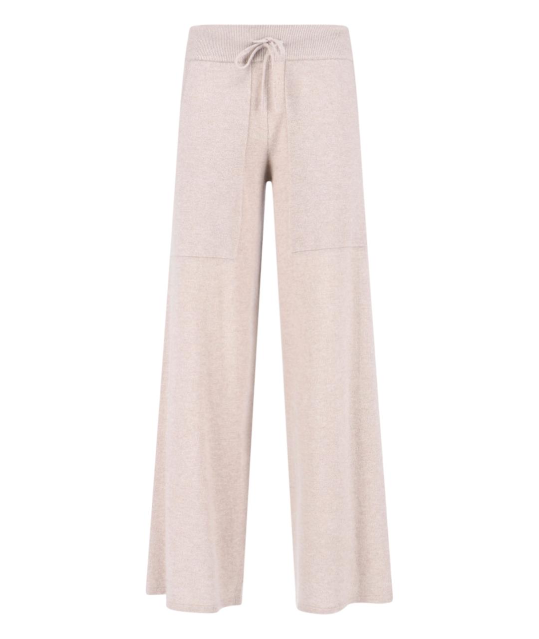 LISA YANG Розовые кашемировые прямые брюки, фото 1