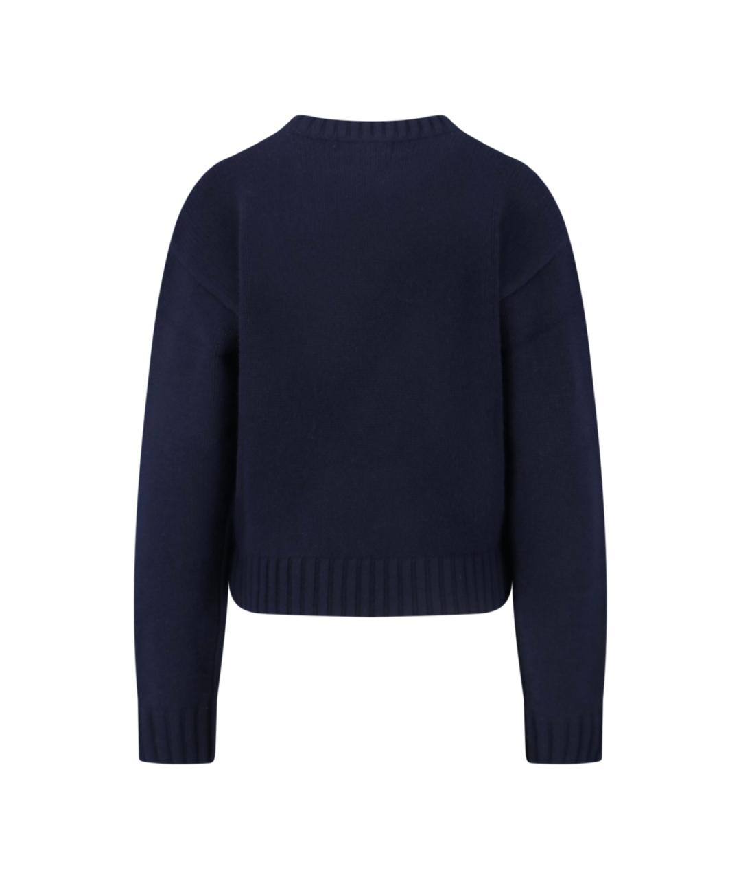 EXTREME CASHMERE Синий кашемировый джемпер / свитер, фото 2