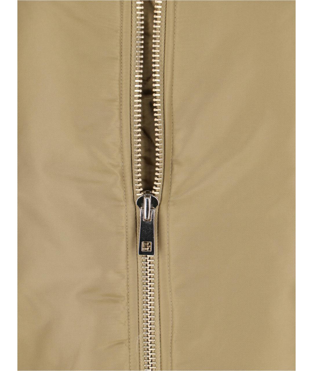 THE FRANKIE SHOP Бежевая полиамидовая куртка, фото 5