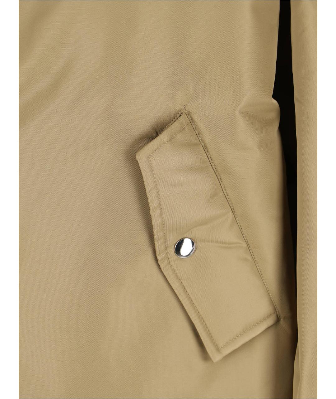 THE FRANKIE SHOP Бежевая полиамидовая куртка, фото 3