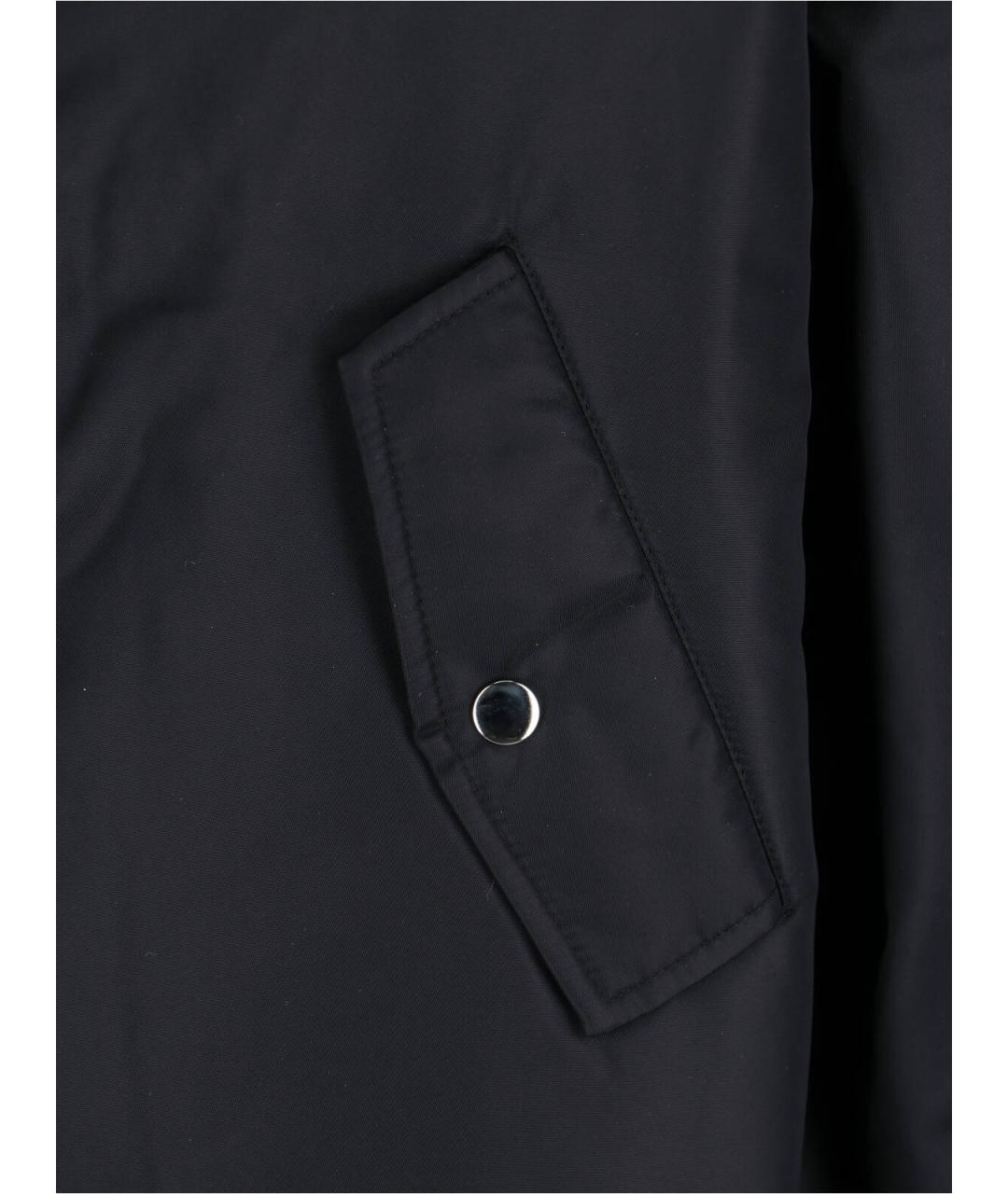 THE FRANKIE SHOP Черная полиамидовая куртка, фото 3