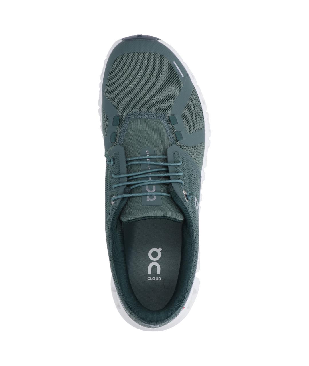 ON Зеленые синтетические низкие кроссовки / кеды, фото 5