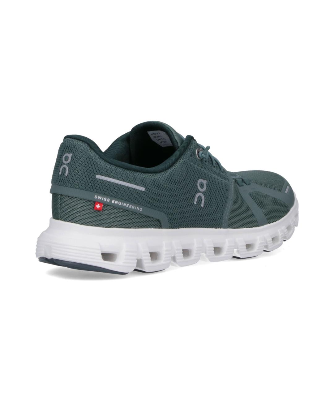 ON Зеленые синтетические низкие кроссовки / кеды, фото 4