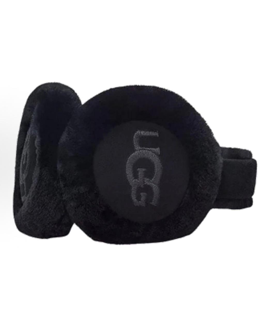 UGG AUSTRALIA Черные шерстяные наушники, фото 1