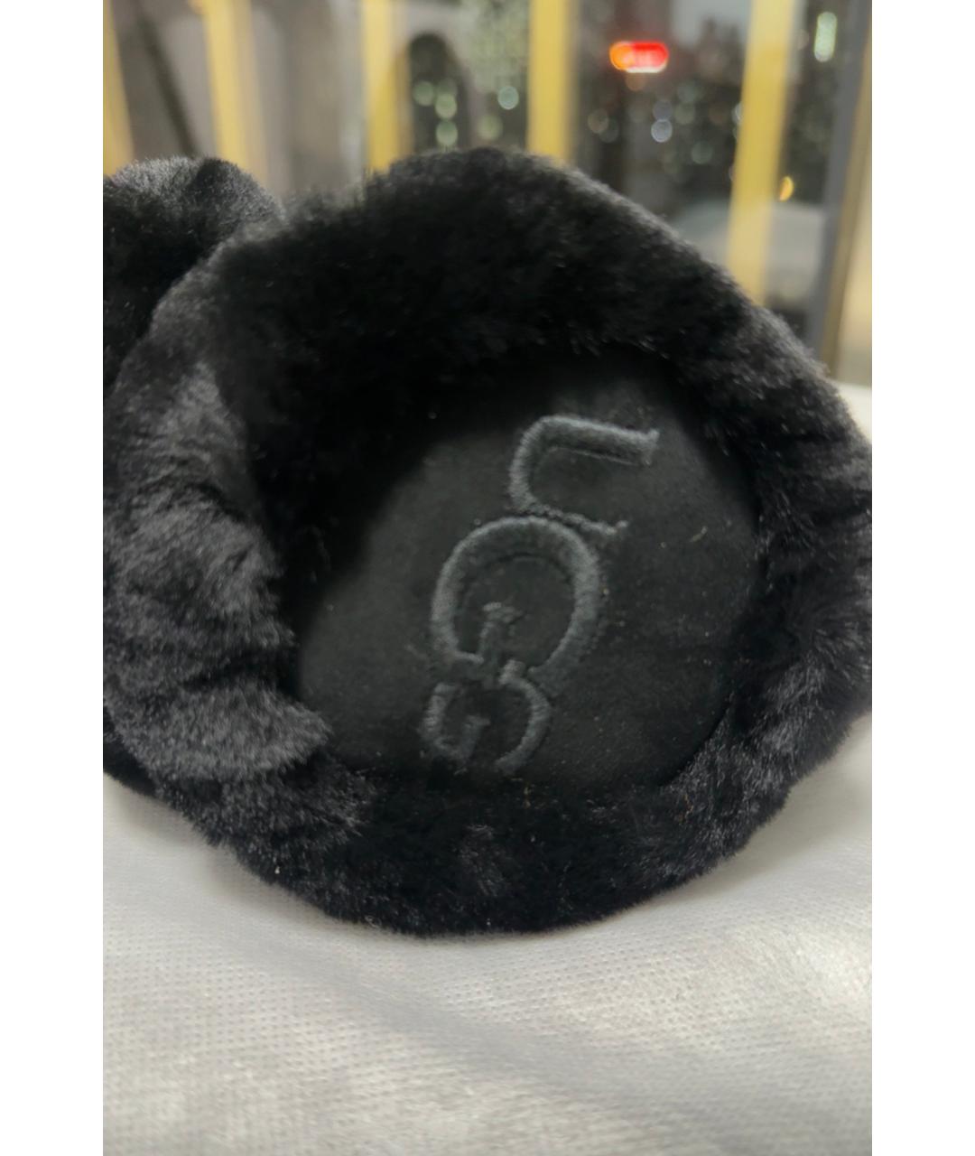 UGG AUSTRALIA Черные шерстяные наушники, фото 3