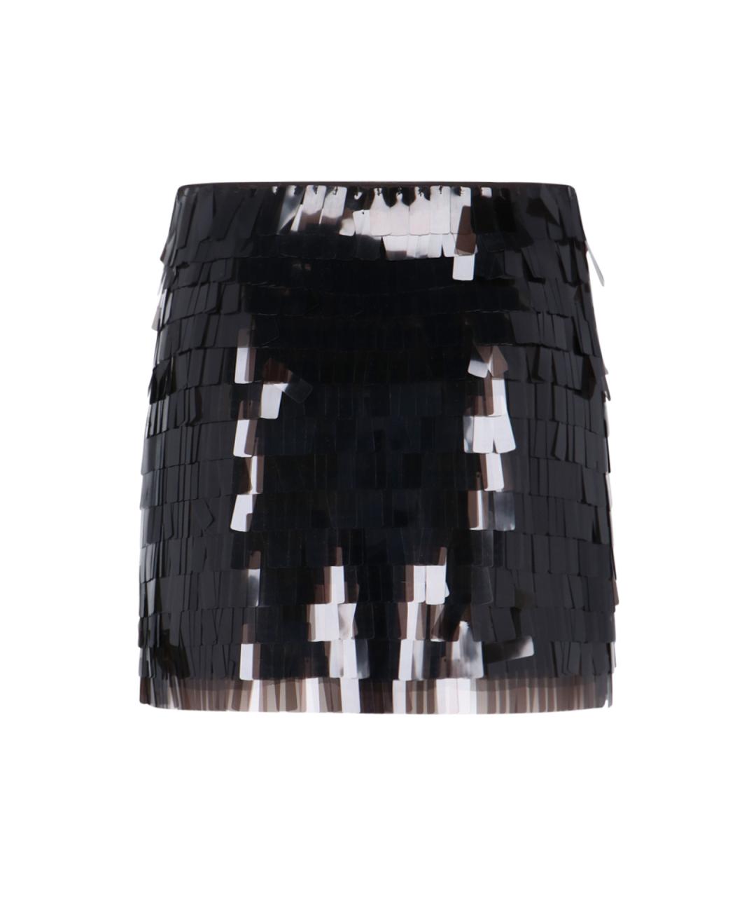 STAUD Коричневая полиэстеровая юбка мини, фото 2