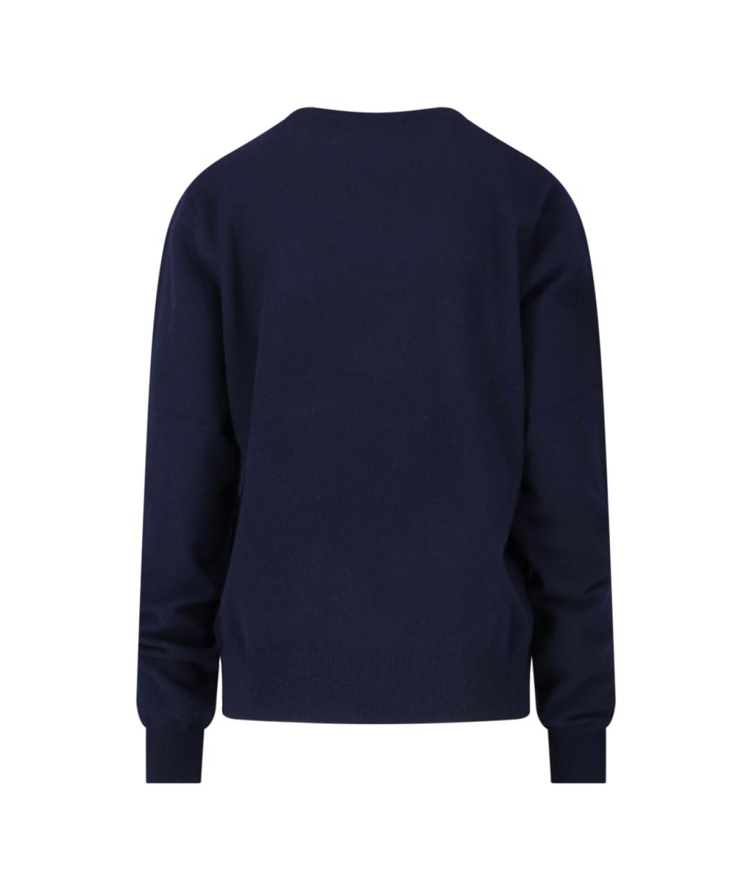 EXTREME CASHMERE Синий кашемировый джемпер / свитер, фото 2