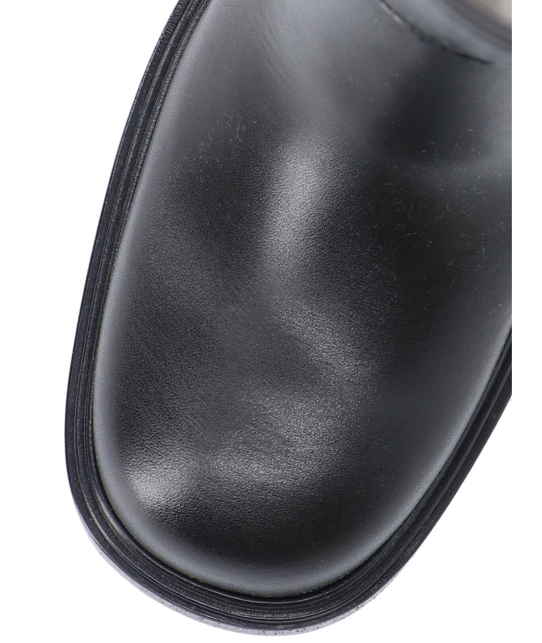 GUCCI Черные кожаные сапоги, фото 5