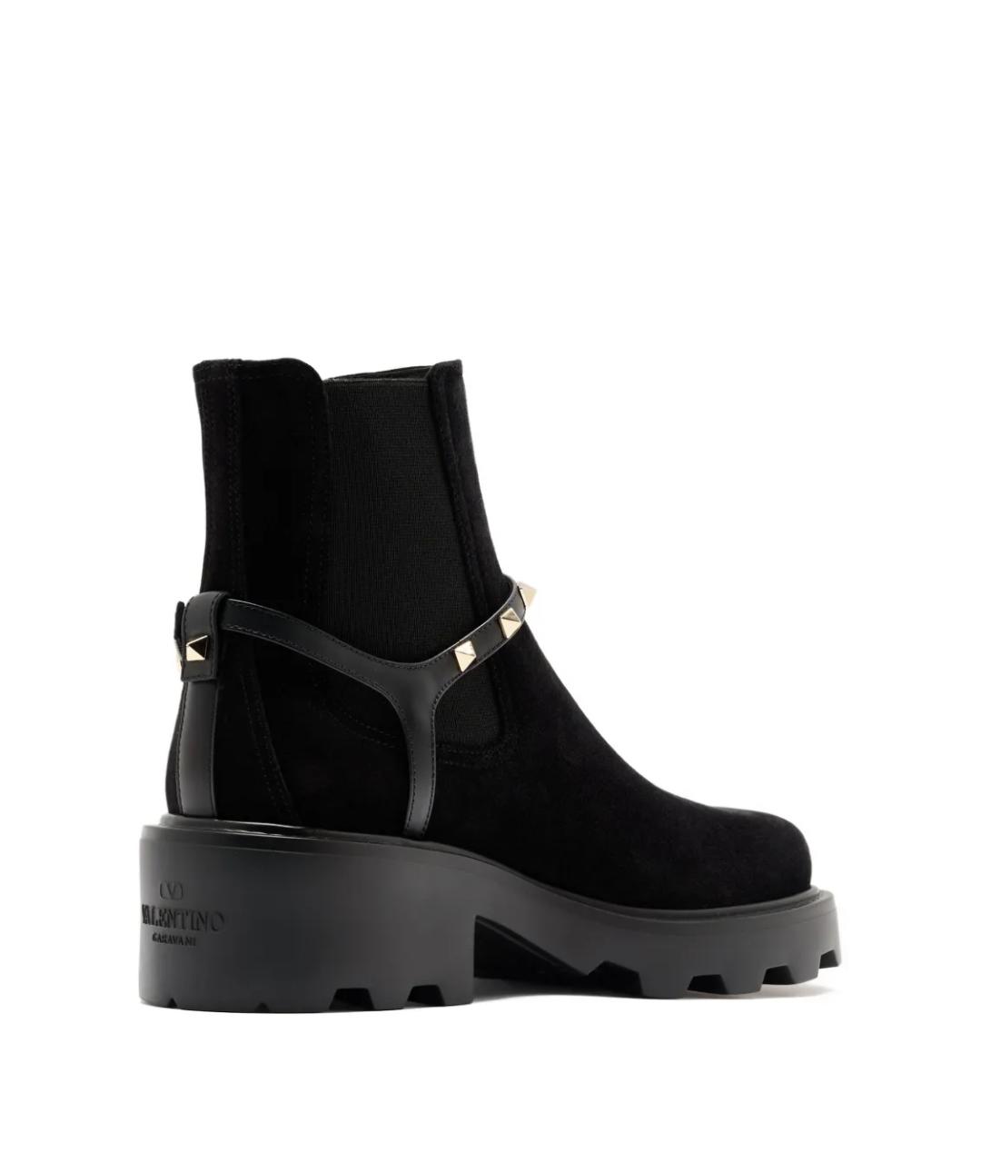 VALENTINO Черные замшевые ботинки, фото 3