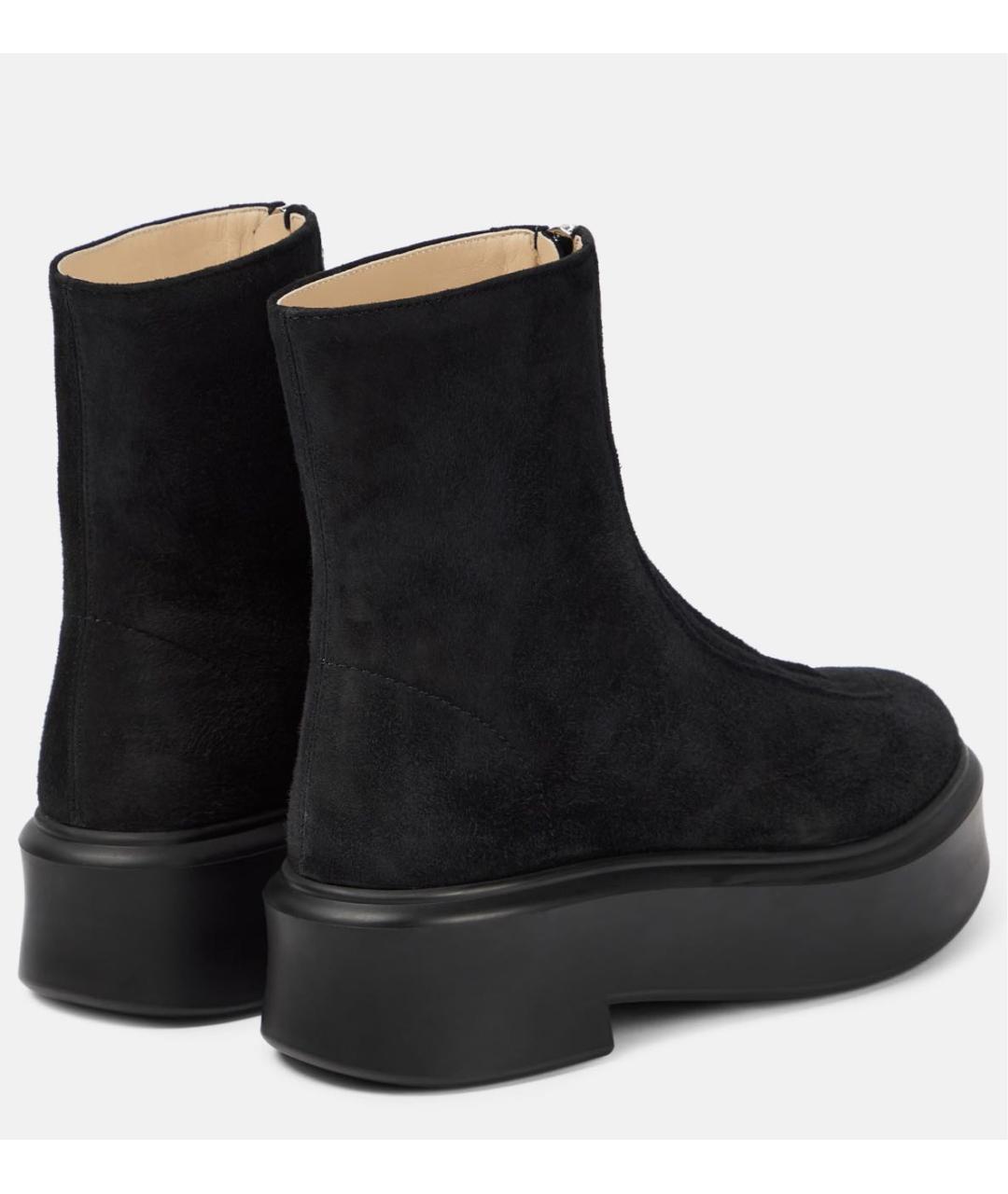 THE ROW Черные замшевые ботинки, фото 3