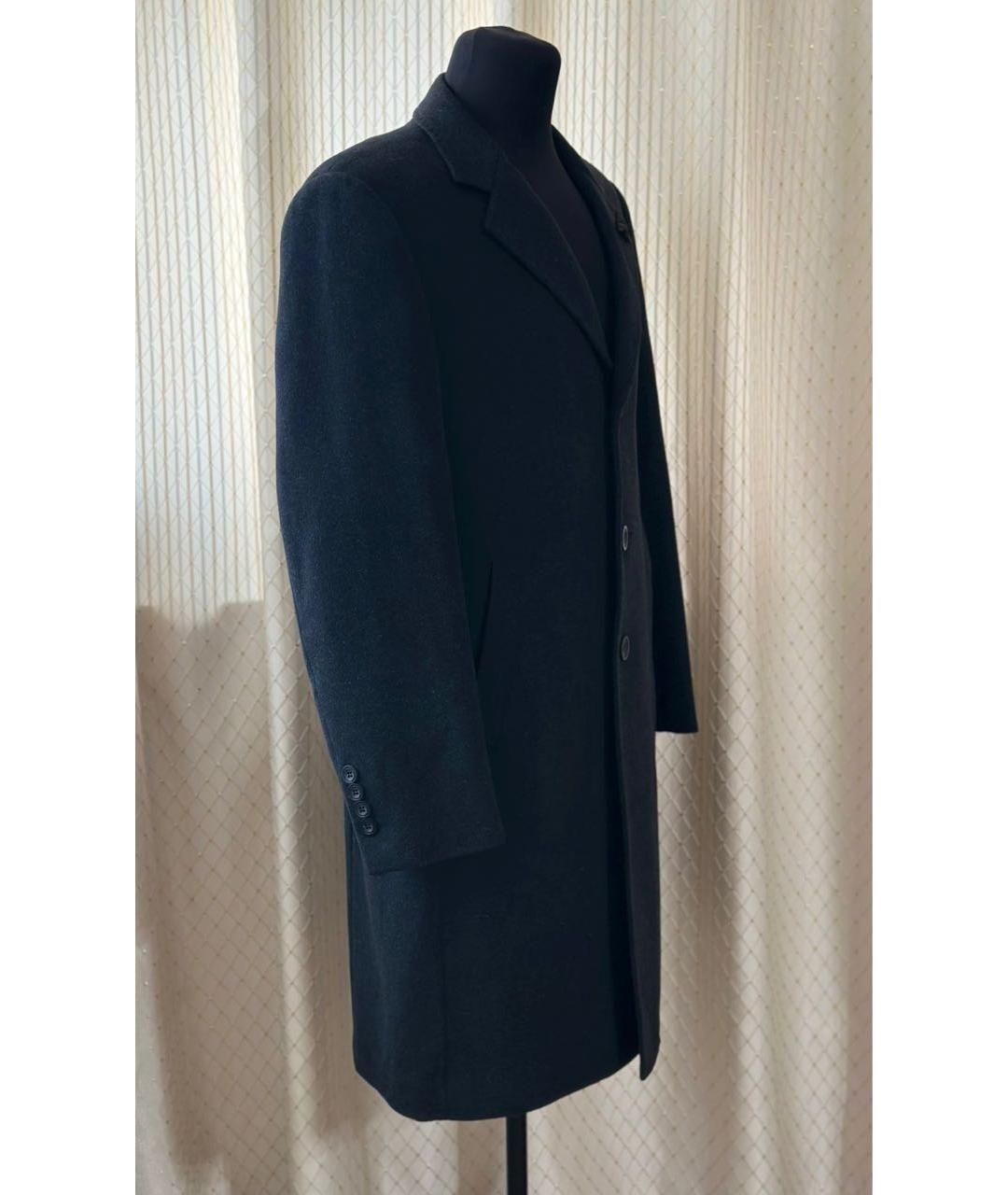 GIORGIO ARMANI Серое кашемировое пальто, фото 5
