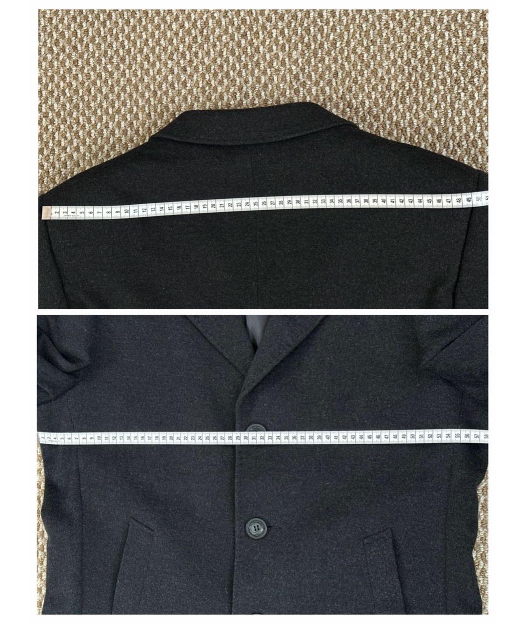 GIORGIO ARMANI Серое кашемировое пальто, фото 7