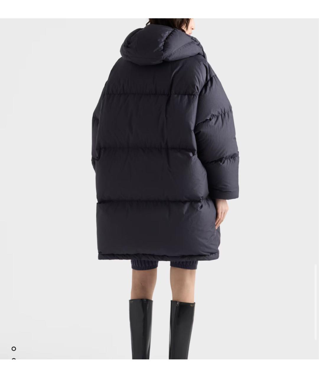 PRADA Темно-синий пуховик, фото 3