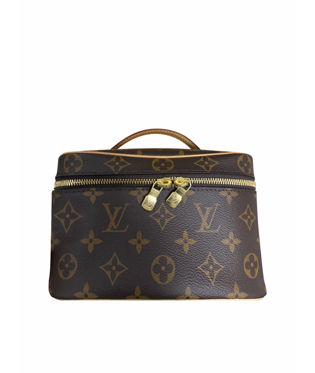 LOUIS VUITTON Коричневая косметичка, фото 1