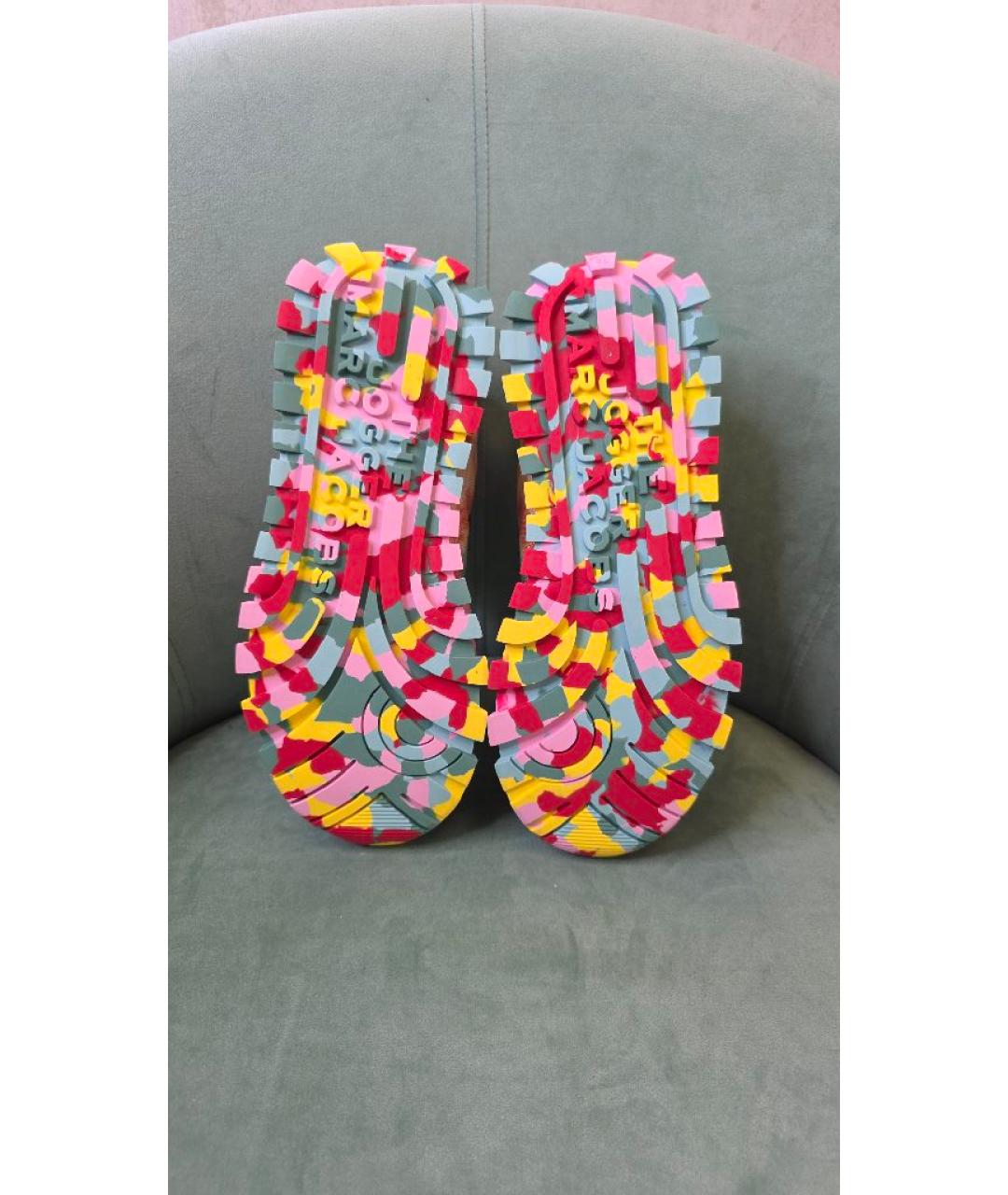 MARC JACOBS Розовые замшевые кроссовки, фото 4