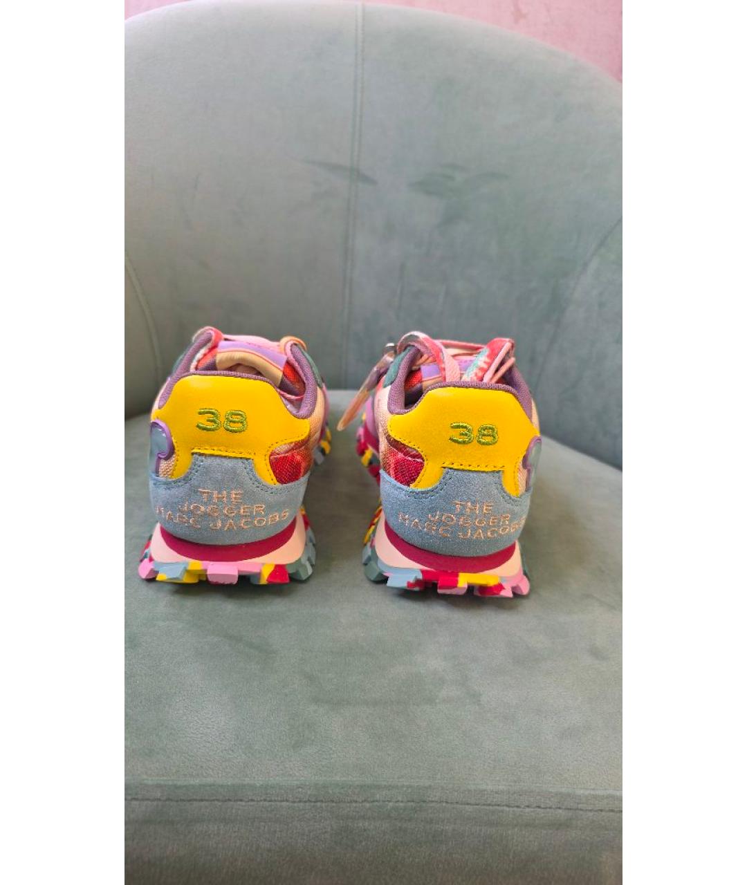 MARC JACOBS Розовые замшевые кроссовки, фото 3