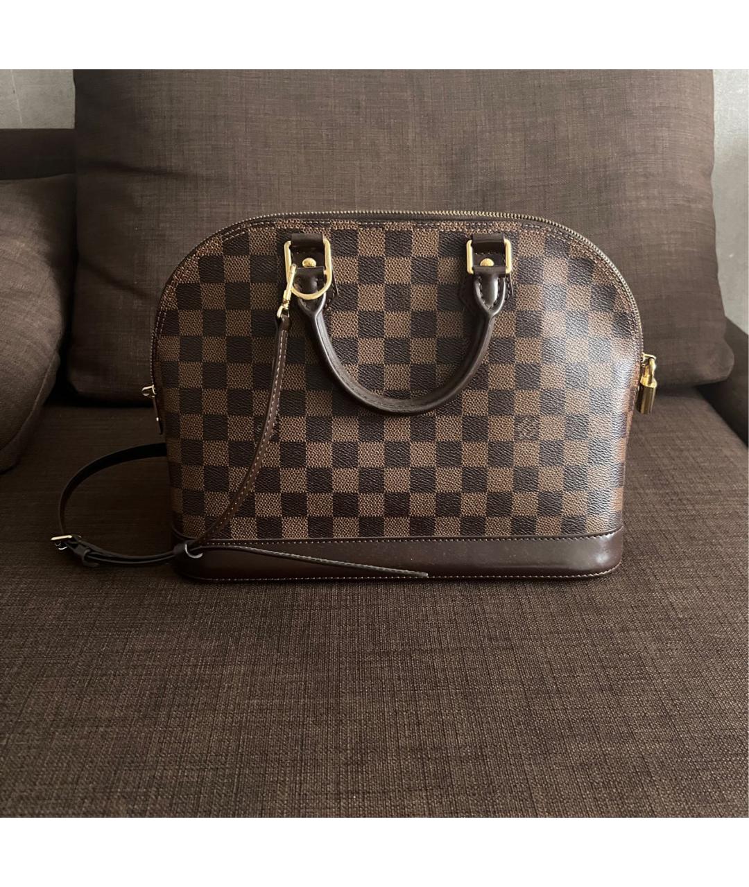 LOUIS VUITTON Коричневая сумка через плечо, фото 3