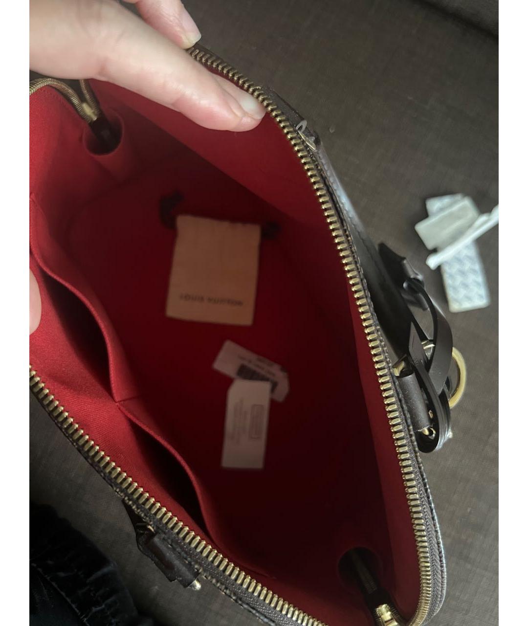 LOUIS VUITTON Коричневая сумка через плечо, фото 4