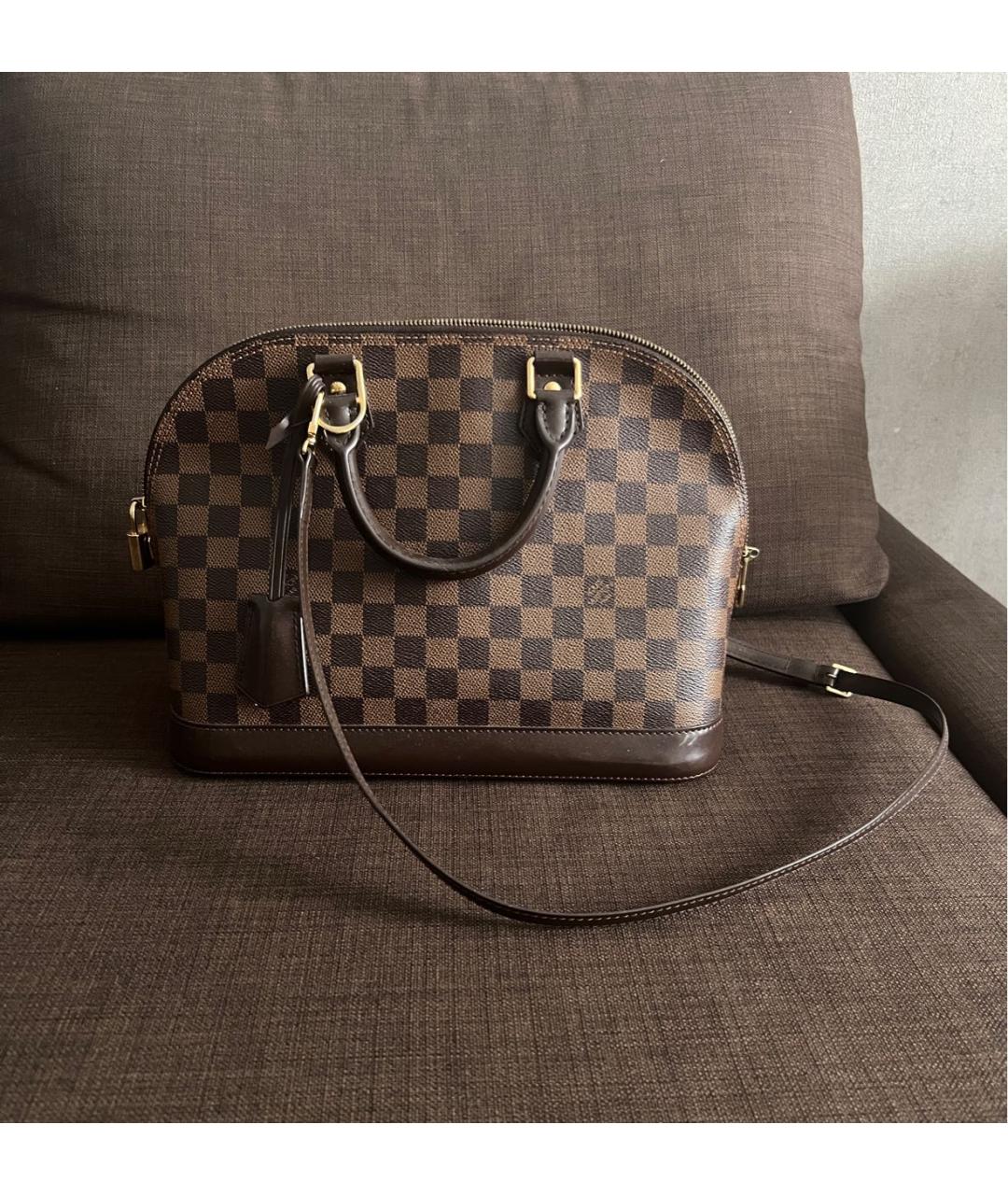 LOUIS VUITTON Коричневая сумка через плечо, фото 7