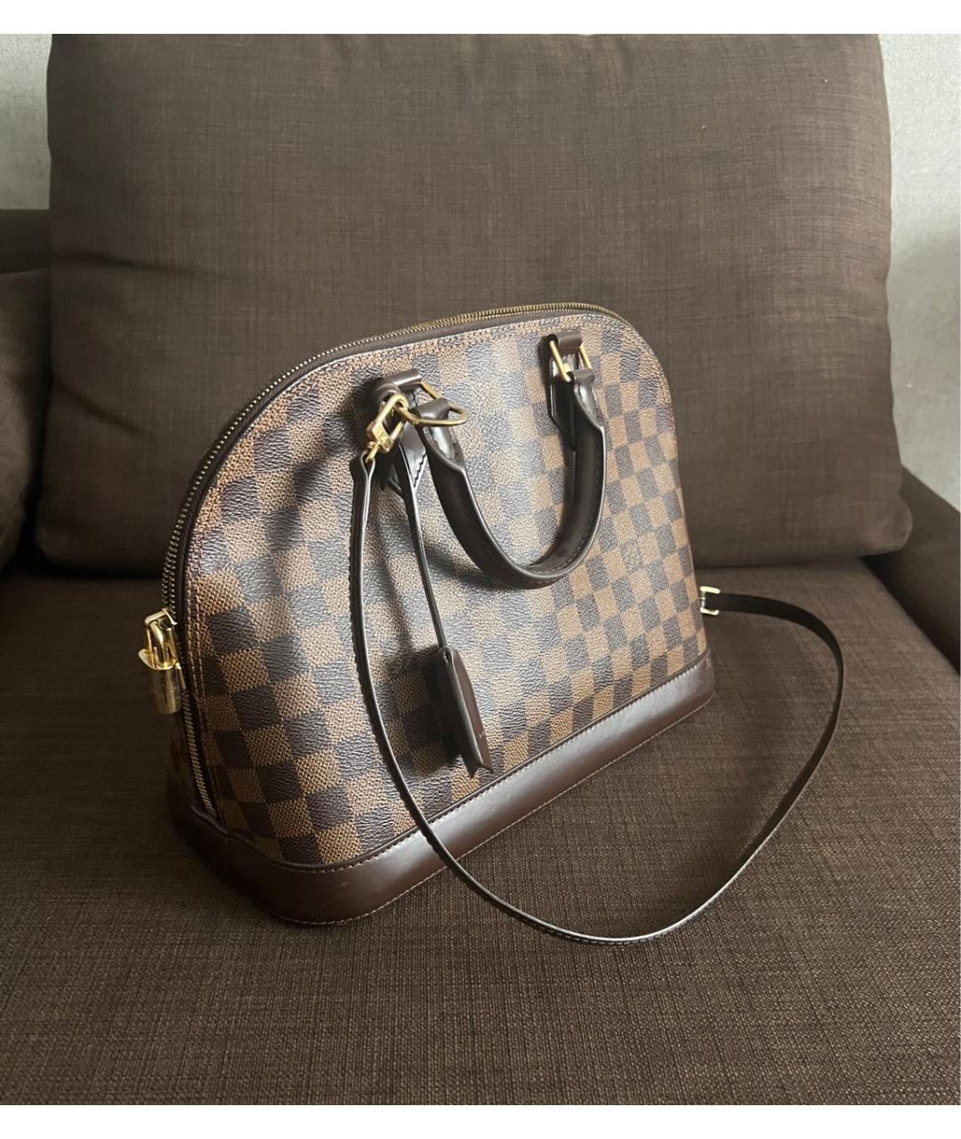 LOUIS VUITTON Коричневая сумка через плечо, фото 2