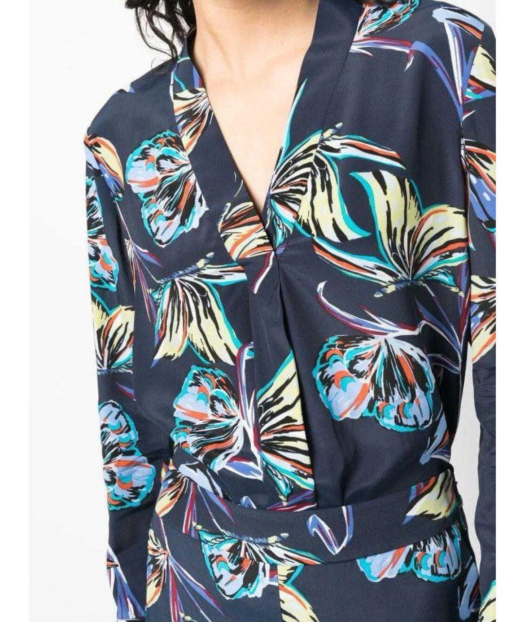 DIANE VON FURSTENBERG Мульти вискозный костюм с брюками, фото 4